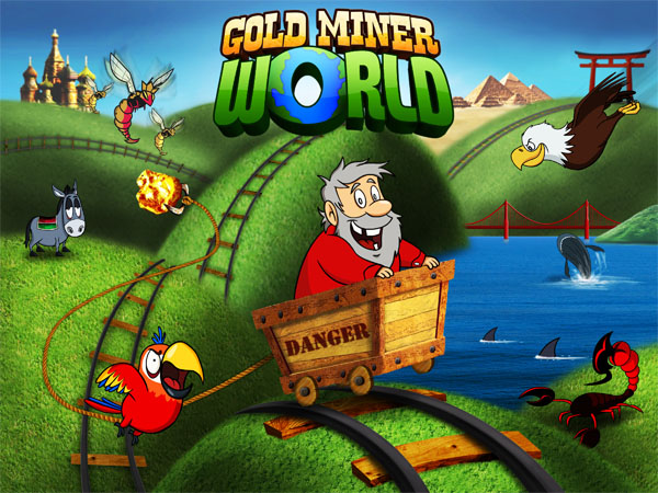 Play Gold Miner World on Facebook